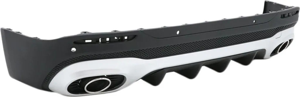 Diffuseur Design GLB 35 pour Mercedes GLB X247 avec Double Sortie Chrome