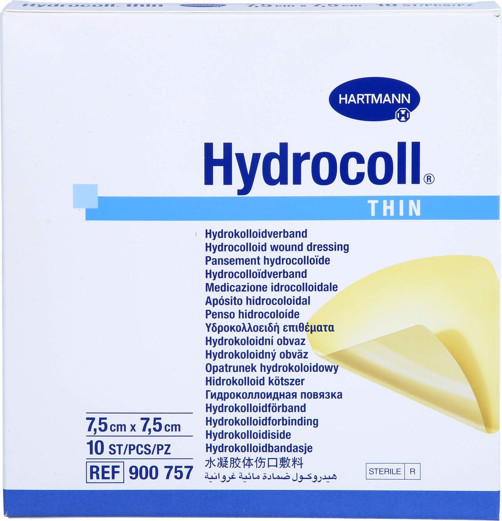 HYDROCOLL thin Wundverband 7,5x7,5 cm Produktbild 