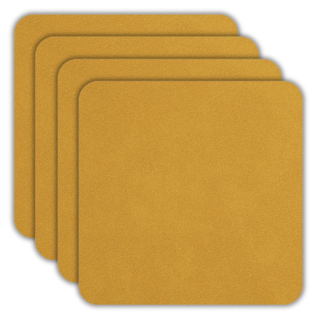 ASA Selection podtácky - měkká kůže - jantar - 10 x 10 cm - Obrázek produktu 