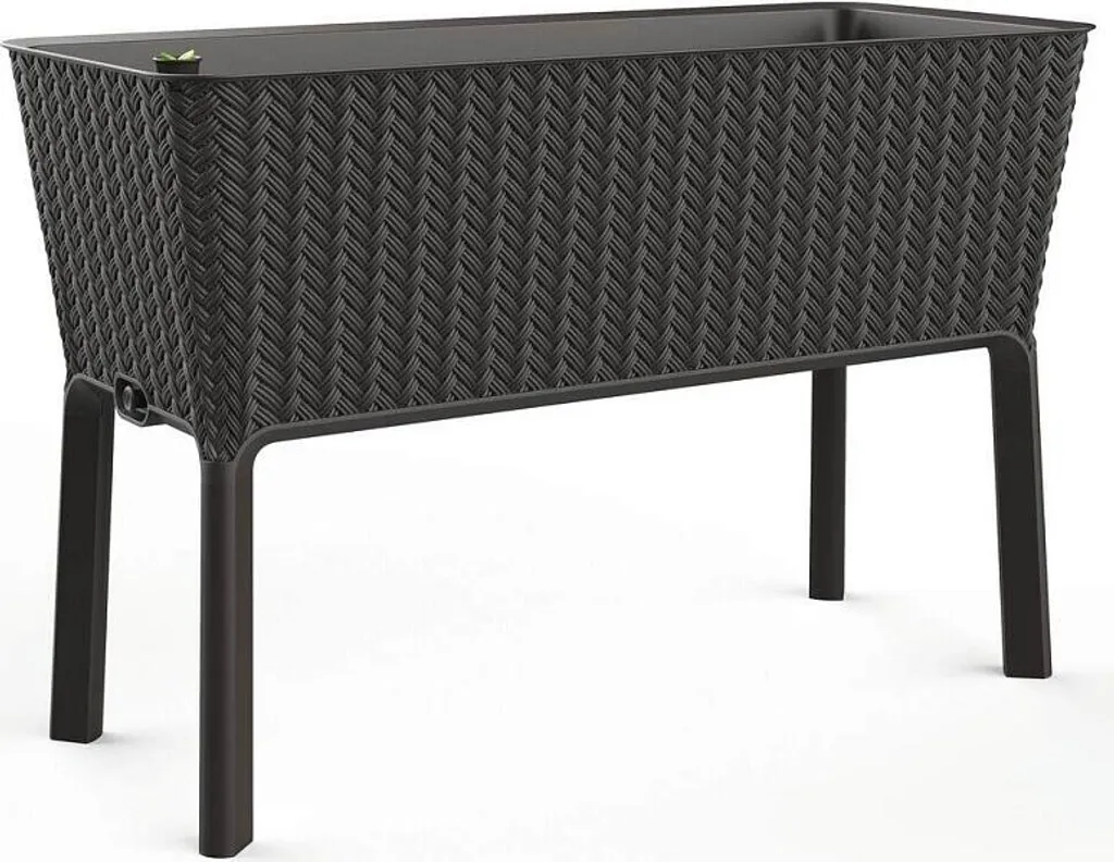 Pot de fleurs 120 L marron SPLENDOR - Idéal pour arbustes et terrasse