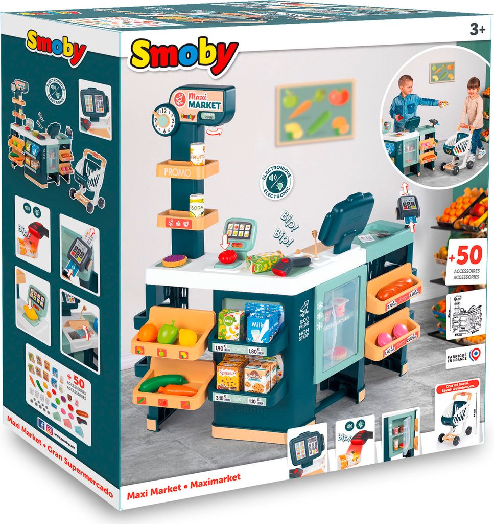 Smoby Maxi-Supermarkt - XXL-Spielspaß mit Kühlschrank, Produktbild 3