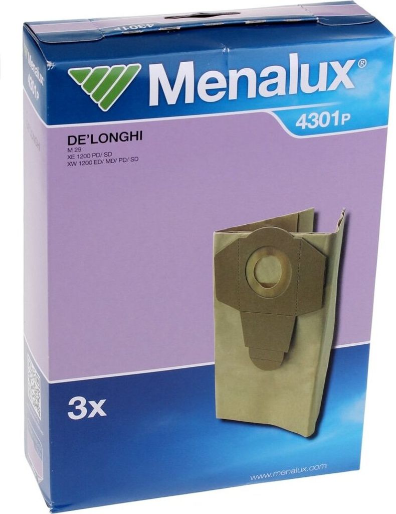 Electrolux - Staubsauger Beutel Menalux - 4301P 3 Sáčky - Obrázek produktu 