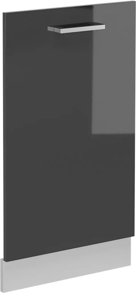 Vicco Coperchio Lavastoviglie R-Line 45cm Antracite Lucido | Cucina Moderna