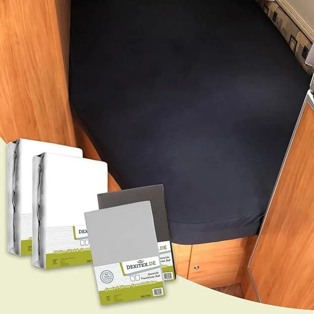 Pack Lit Français Flanelle 2 Molletons 2 Draps Gris Anthracite Gauche