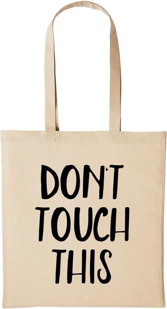 Huuraa Baumwollbeutel Dont Touch This Geschenk Produktbild 