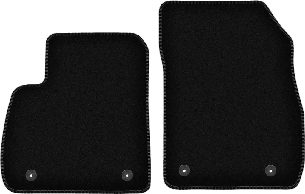 Set 2 Tappetini Anteriori Nero Velluto Opel Zafira C Minivan 2012-2018