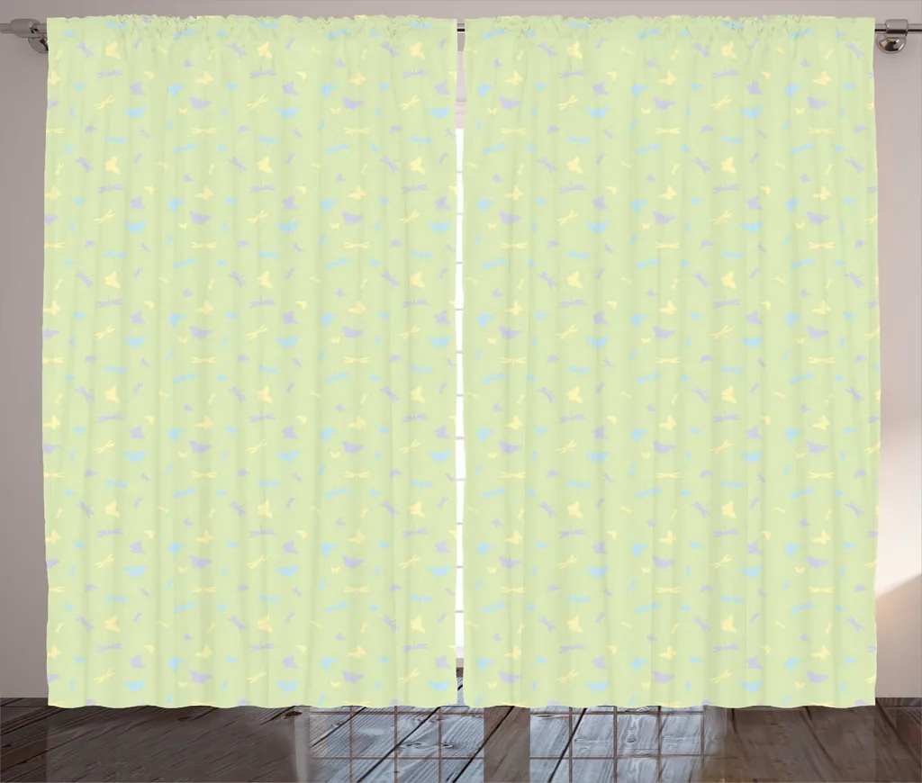 Rideau de Chambre et Salon Motif Nature Pastel pour Ambiance Sereine