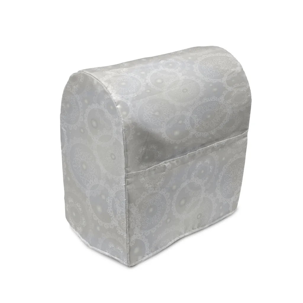 Housse de Protection Mixeur pour Cuisine Propre, 36x39x24cm Gris Blanc