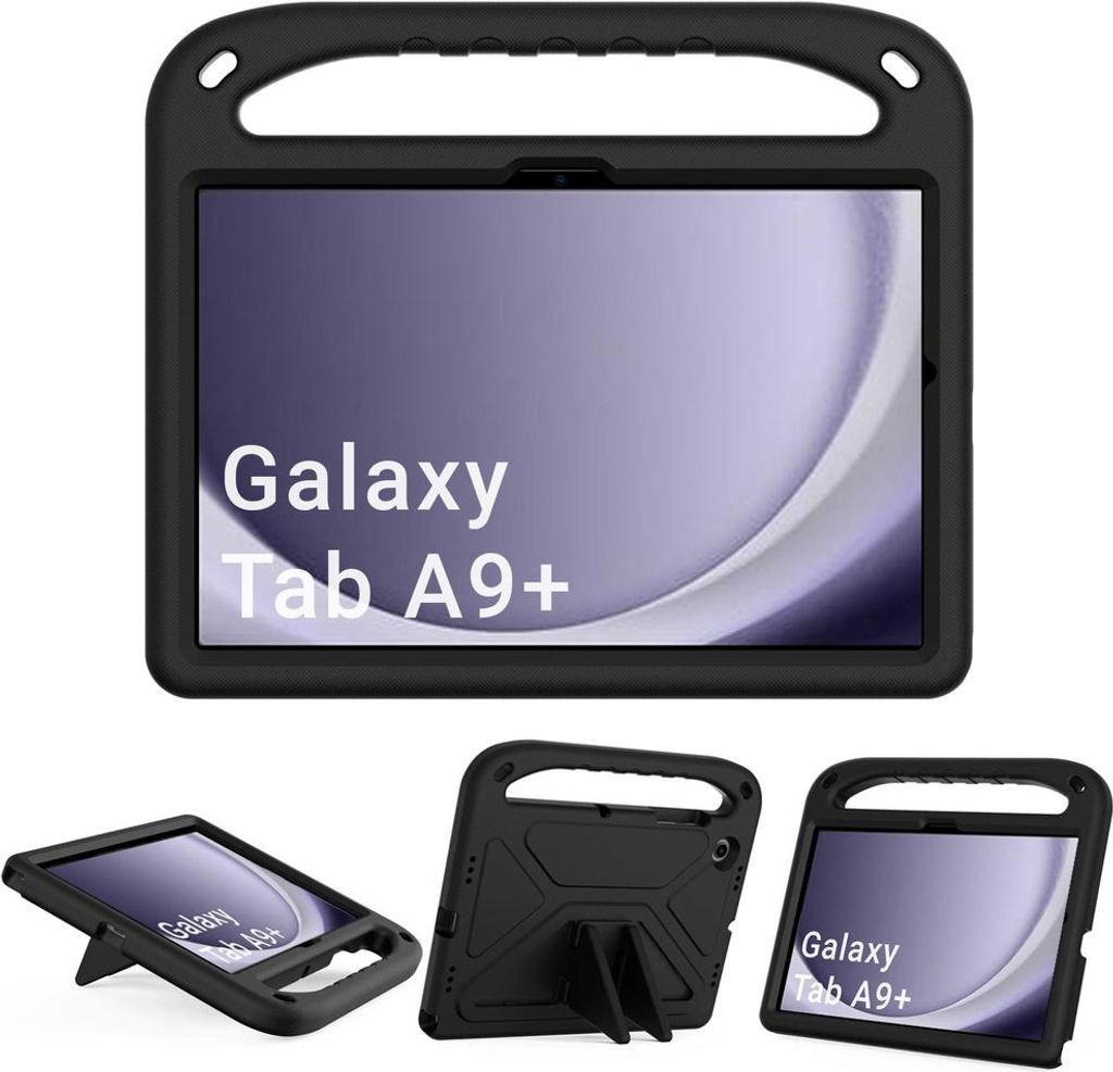 FunColor Hülle für Samsung Galaxy Tab A9 Plus 11 (Schwarz)