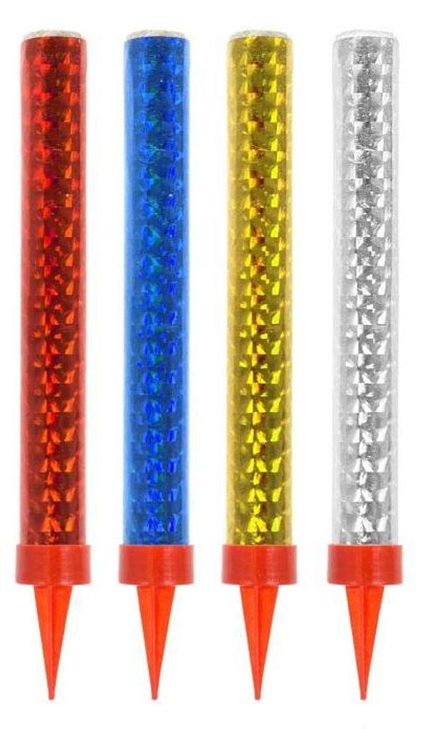 RACE Holografische fonteinen, 12 cm, 12 stuks. Productafbeelding 
