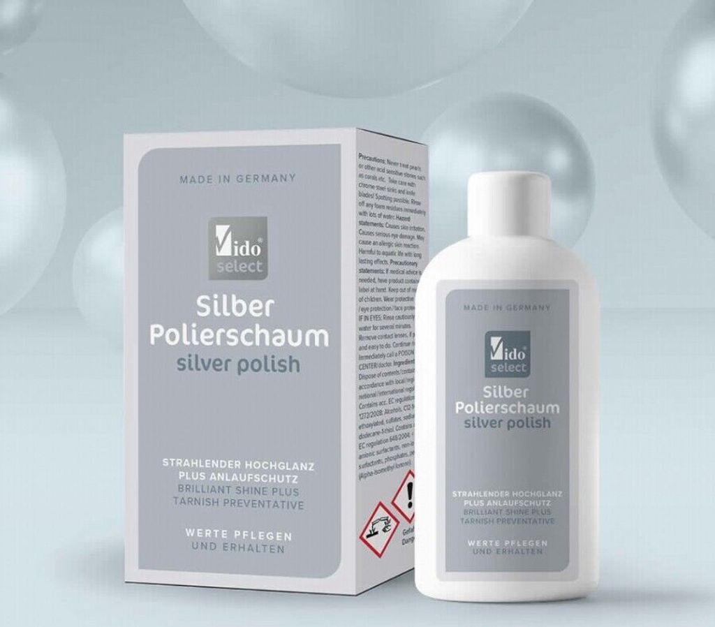 Vido select Silber Polierschaum Silver Polish strahlende Produktbild 