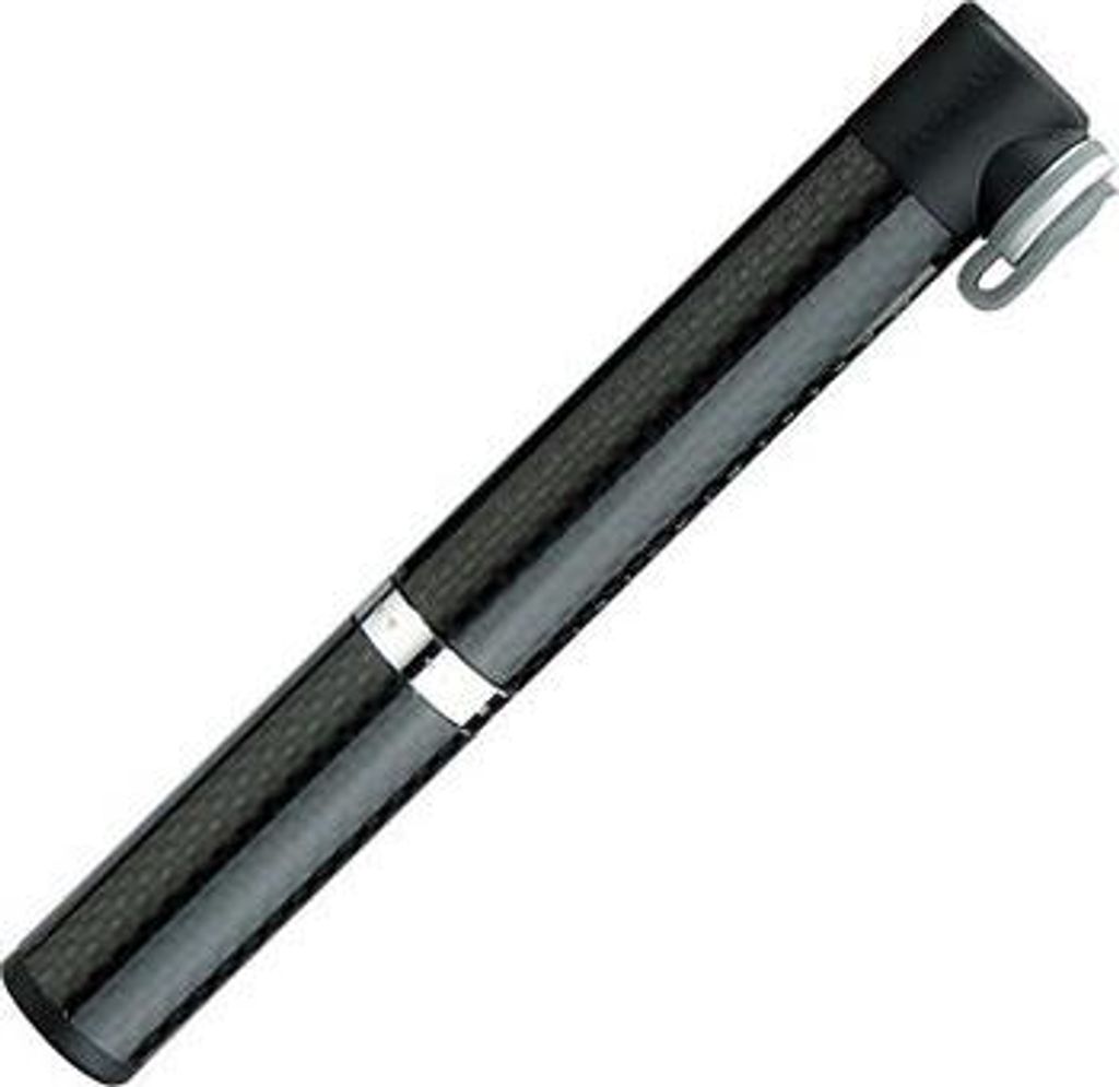 Topeak Micro Rocket Carbon, Handluftpumpe, Fahrrad, Schwarz, 11 bar, Karbon, 0,02 l/Zyklus