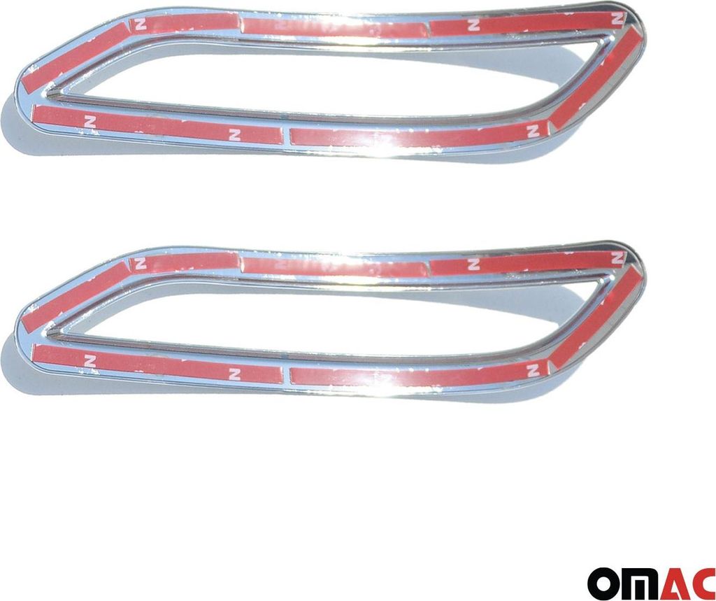 Reflektor Blenden Reflektorleiste für BMW X1 E84 2012-2015 Chrom ABS Silber 2tlg