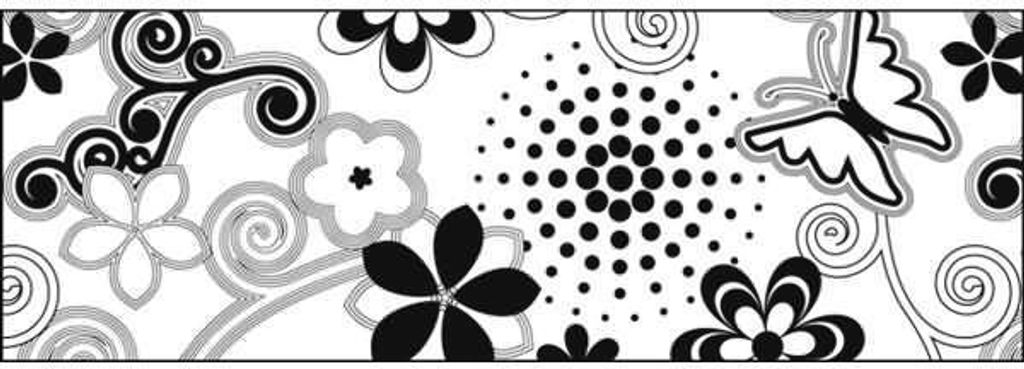 Transparentpapier 115g/qm A4 VE=25 Blatt Black & White Retro