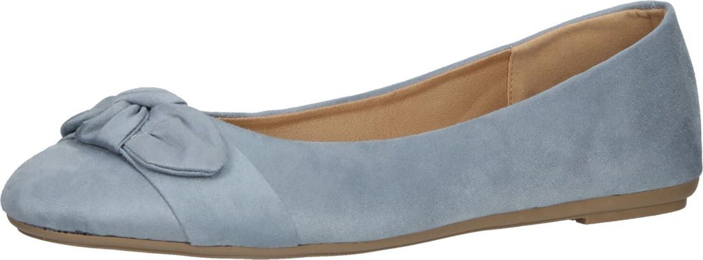 Fitters Footwear Claire Ballerinas in Übergrößen Blau 2.589647 Pastel Blue große Damenschuhe