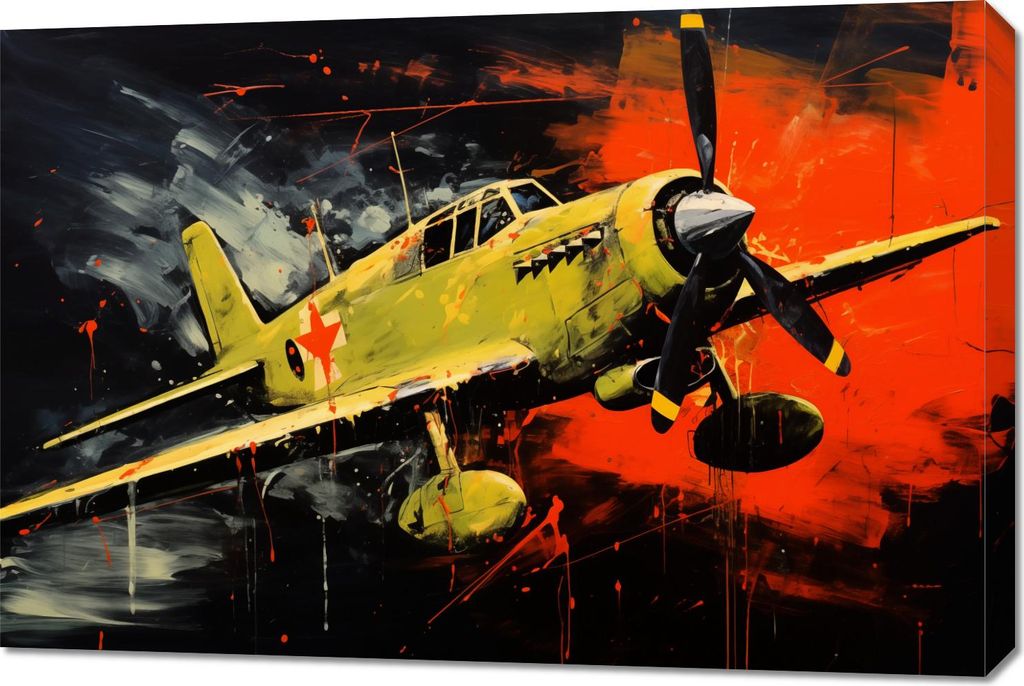 Bild 90x60cm Farbiger Durchgang