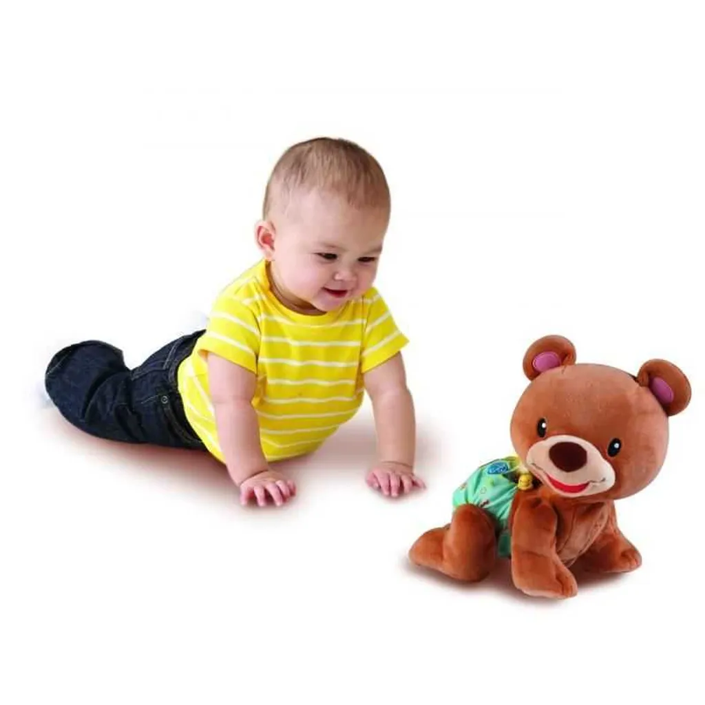 Ourson rampant musical VTech pour l'éveil de bébé - Peluche interactive