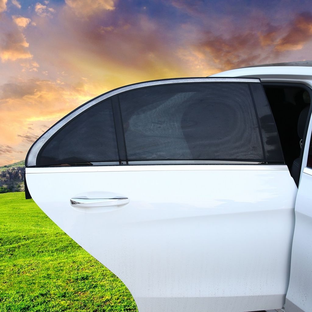 2x Universal Auto Fenster Sonnenschutz Hitze Insekten Produktbild 2