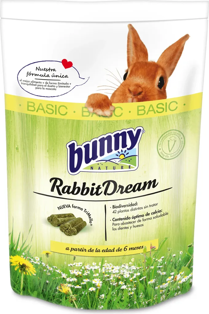 Alimentation Lapin Nain Adulte Bunny Nature Rabbit Dream Basic Hebdomadaire