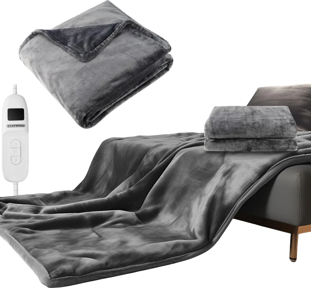 Coperta elettrica Steinborg 2 persone con timer | 180x130 cm