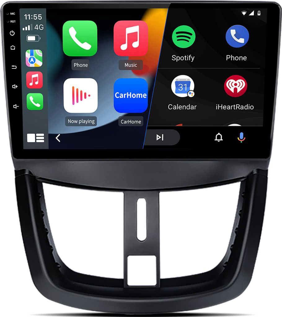 6+128G Carplay 9” Android 13 Radio samochodowe do PEUGEOT Zdjęcie produktu 