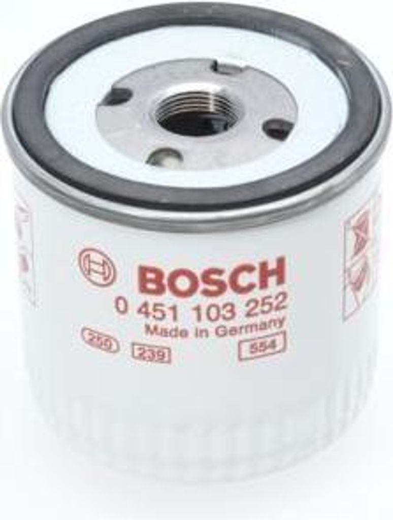 BOSCH 0 451 103 252 Ölfilter OE 93156291 kompatibel mit Fiesta, Focus, Tourneo, Transit