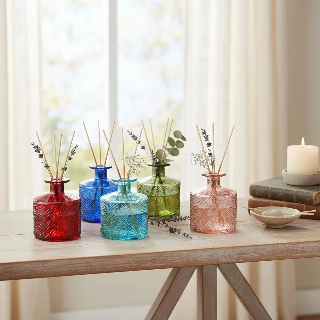 Dites Adieu au Plastique : Lot de 6 Flacons en Verre Recyclé Éco-Responsable - 2
