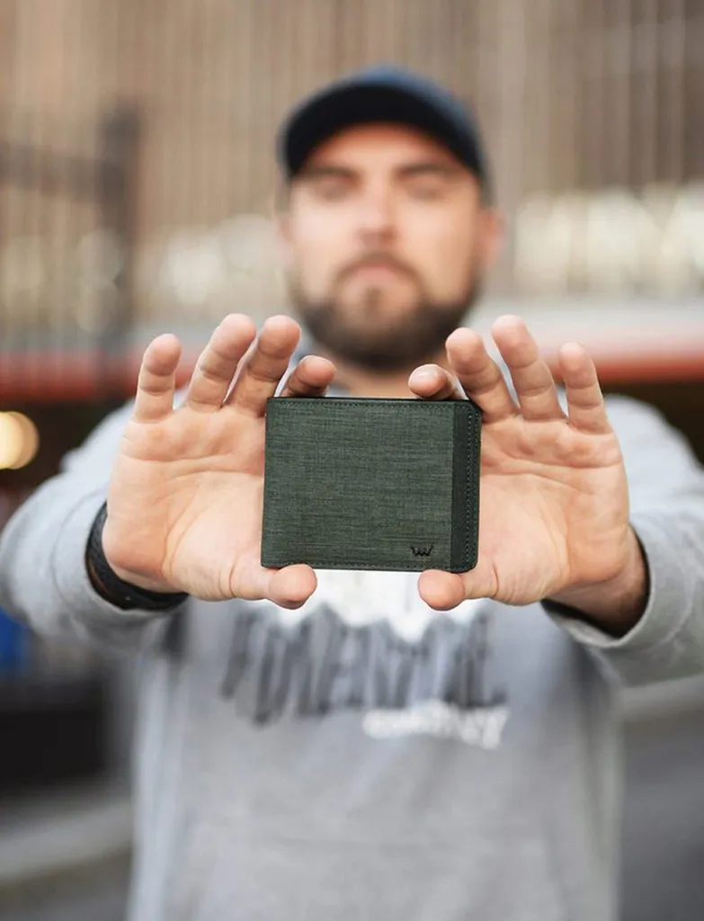 Portefeuille Vuch Force vert foncé résistant avec rangements multiples - 2