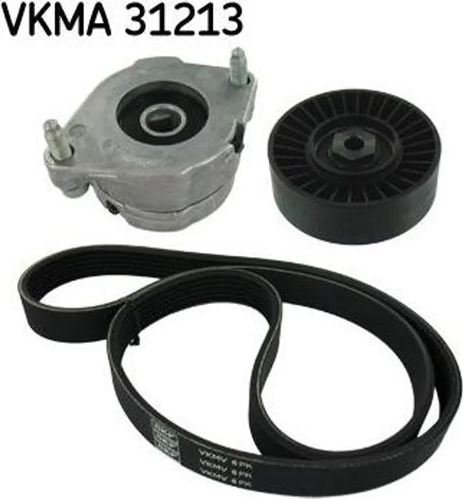 Stop Sifflement Courroie SKF VKMA 31213 Kit OE 028145278 pour Ibiza