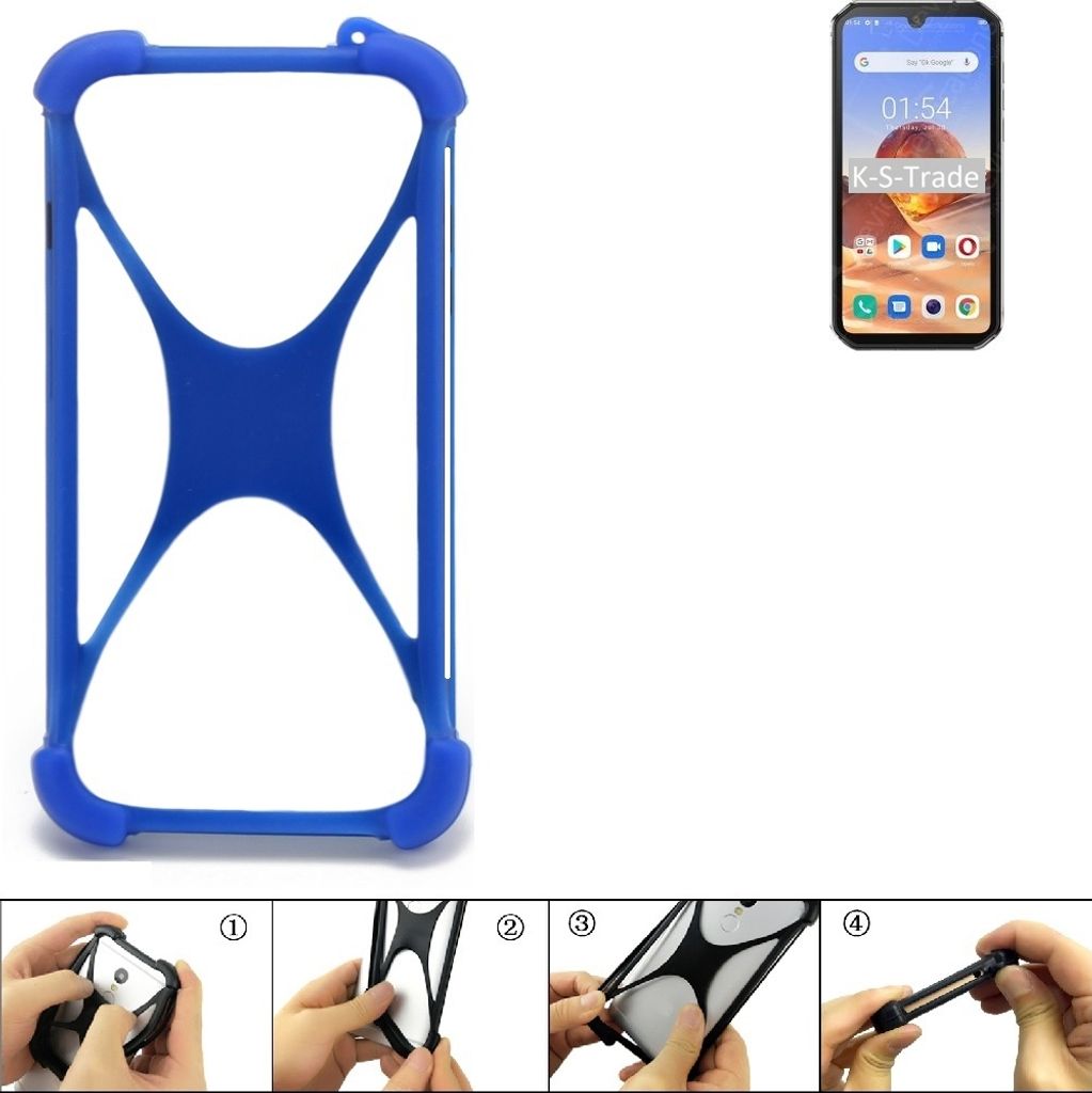 K-S-Trade Handy Hülle kompatibel mit Blackview BV9900E Silikon Schutzhülle Cover Case Bumper Silikoncase TPU Softcase Schutz Hülle Smartphone