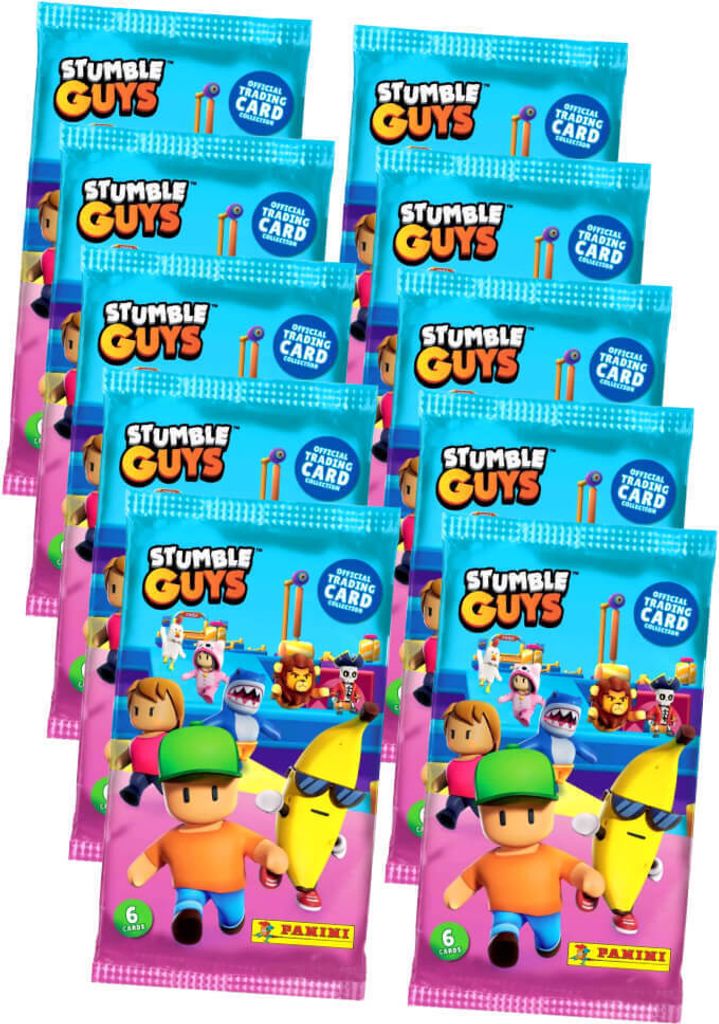 Panini Stumble Guys Karten Serie 1 - Sammelkarten Trading Cards - 10 Booster