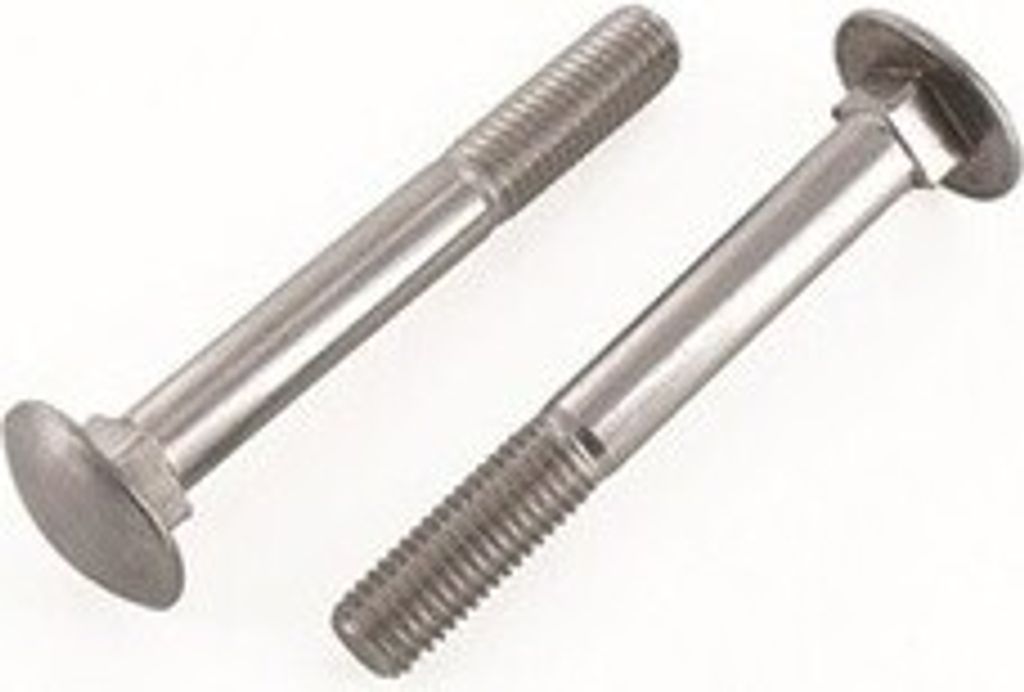 Torschraube M6 x 80 DIN 603 Edelstahl A2 - Packung mit 100 Stück