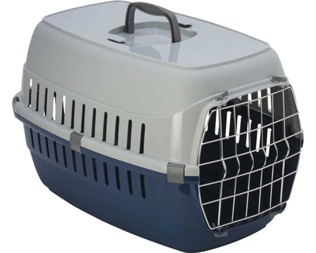 Panier de transport chien Fantasy bleu 58 cm idéal voyages en voiture