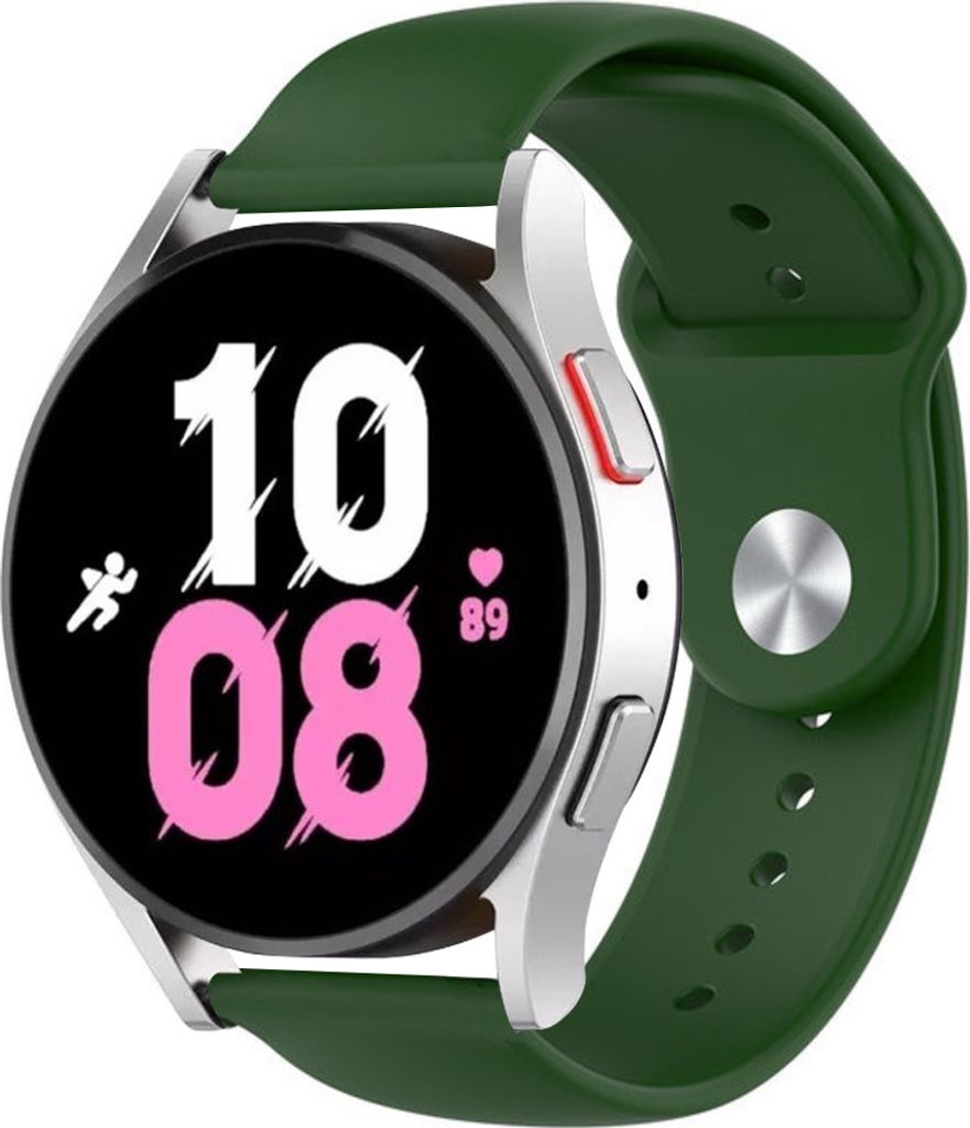 Strap-it Samsung Galaxy Watch 5 - 44mm Sportarmband (Armeegrün)