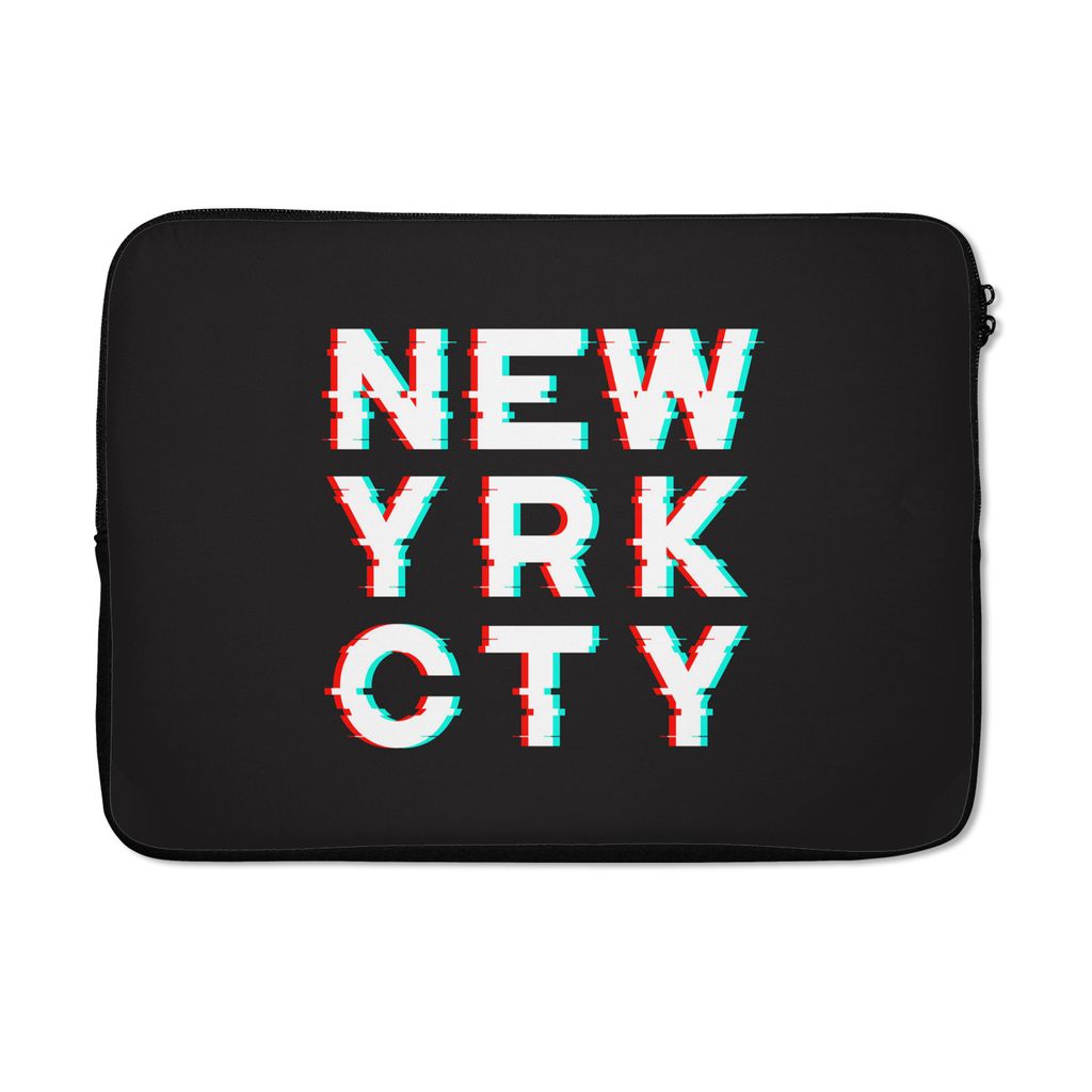 MuchoWow® Laptop Hülle 13 Zoll New York - Stadt - Rot Produktbild 