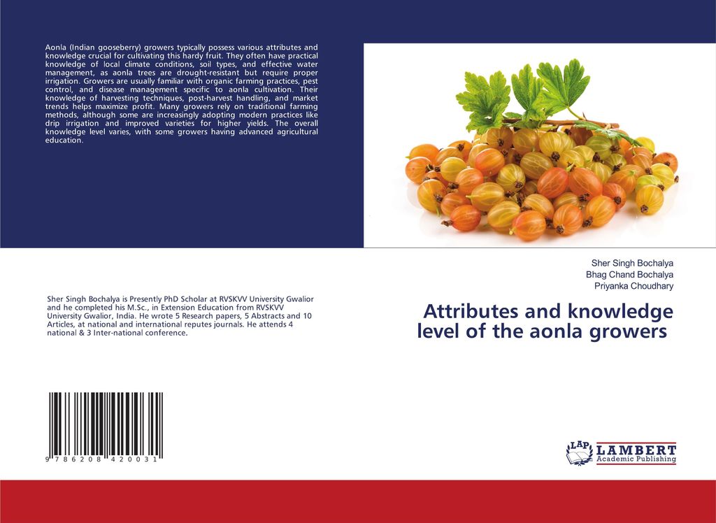 Attributes and knowledge level of the aonla growers