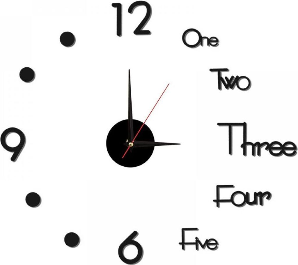 Nachtlicht-Wanduhr, rahmenlos, dekorativ, leuchtend, geräuschlos, für Wohnzimmer und Schlafzimmer