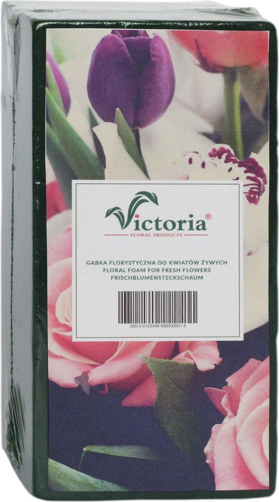 Nass Steckschaum Ziegel 23x11x7,5cm für Frischblumen 3er Produktbild 