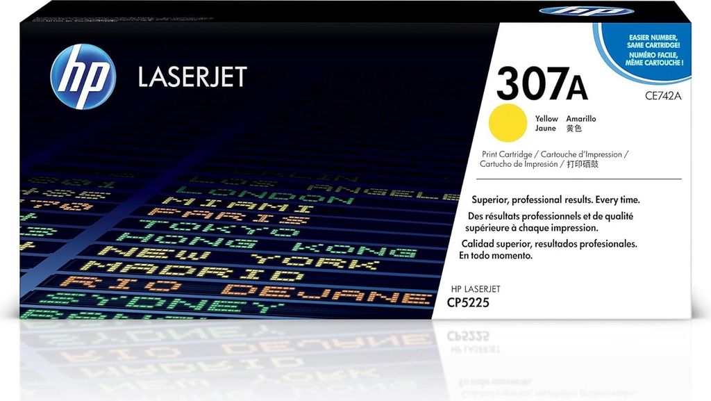 Toner HP CE742A 307A 7.300 pagine giallo Immagine del prodotto 