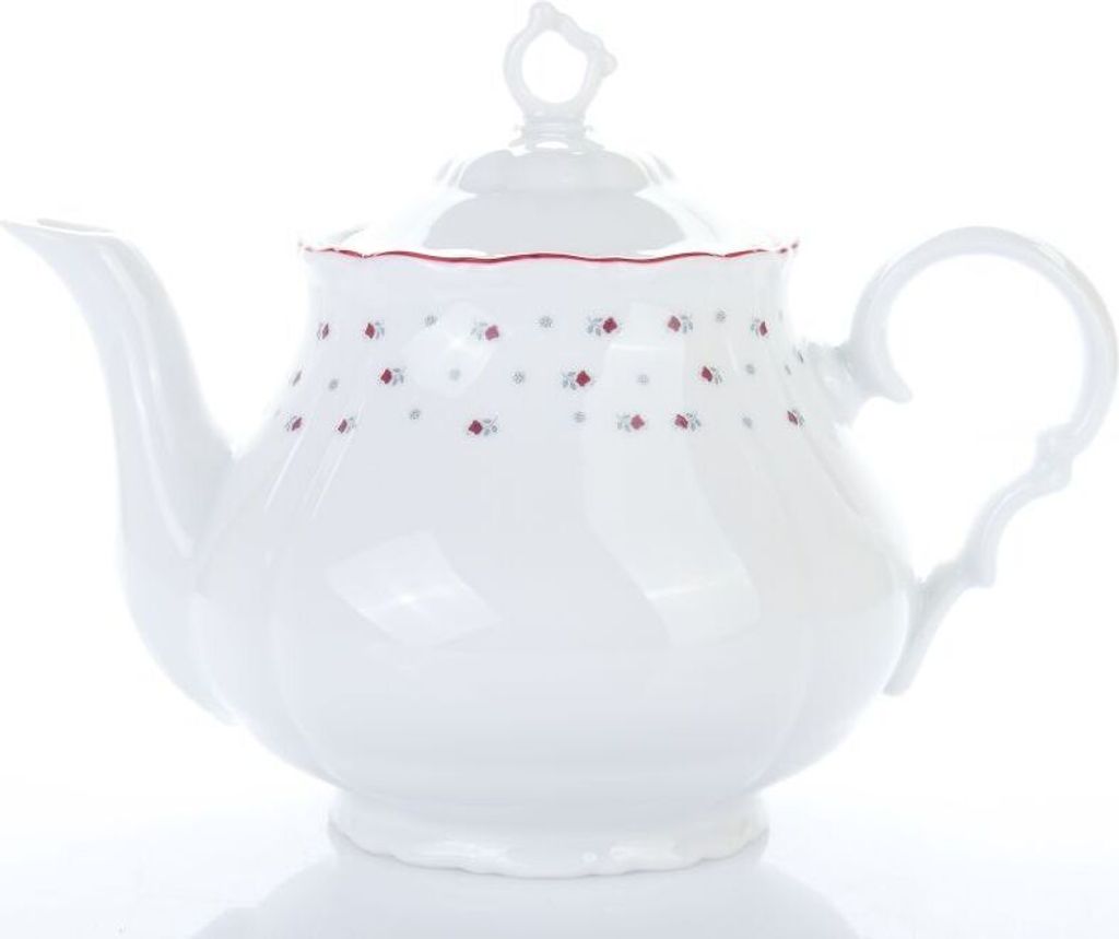 Teekanne mit Deckel, tschechisches Porzellan, Verona, 1,2 l, Franceska, G. Benedikt