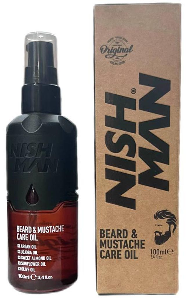 Nishman - Beard & Moustache Care Oil - Olejek Do Brody 100 Zdjęcie produktu 