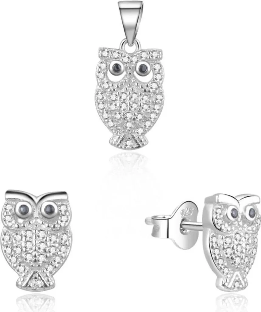 Set Gioielli Argento Owls S0000261 - Must-Have Trend Gufo 2026