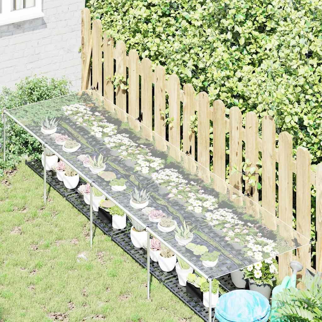 vidaXL Pflanzenabdeckung mit Ösen 1x4 m PVC