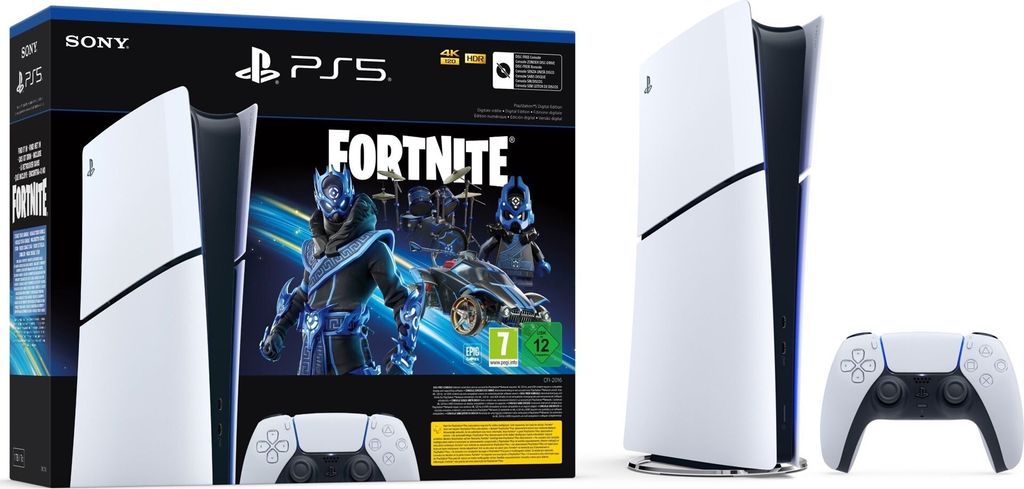 Sony Playstation 5 Digital Edition Slim + Fortnite Obrázek produktu 2