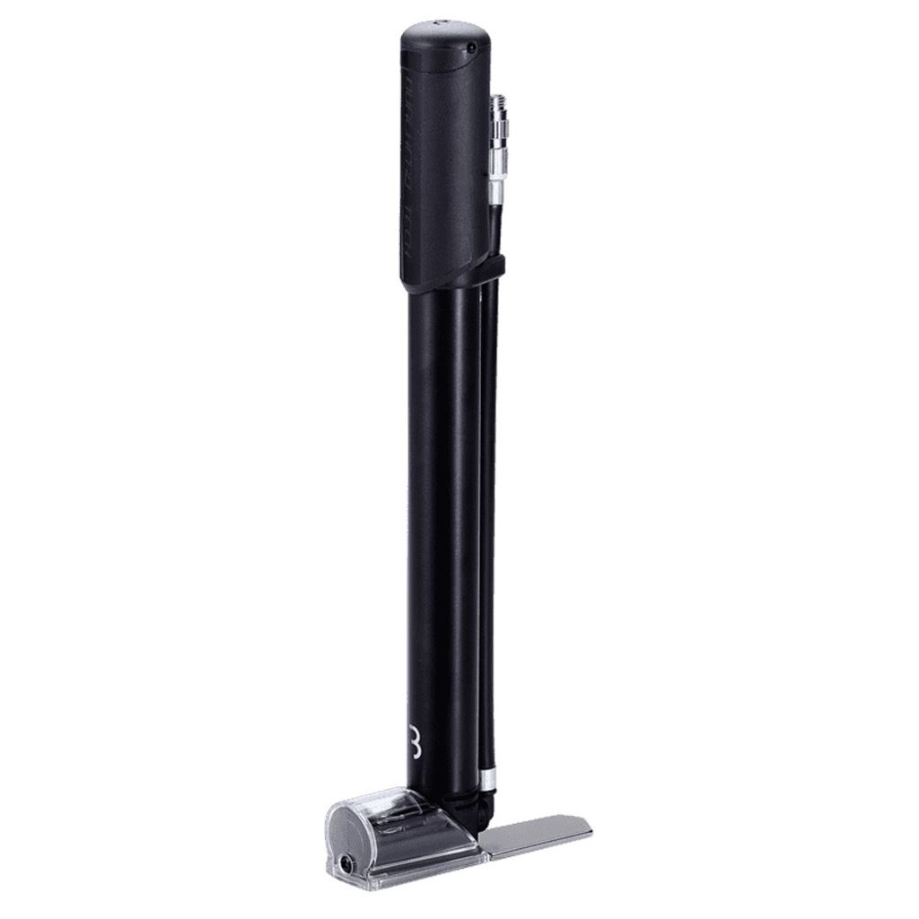 BBB Touringpumpe TravellerTele BMP-53 mit Manometer und Standfuß schwarz
