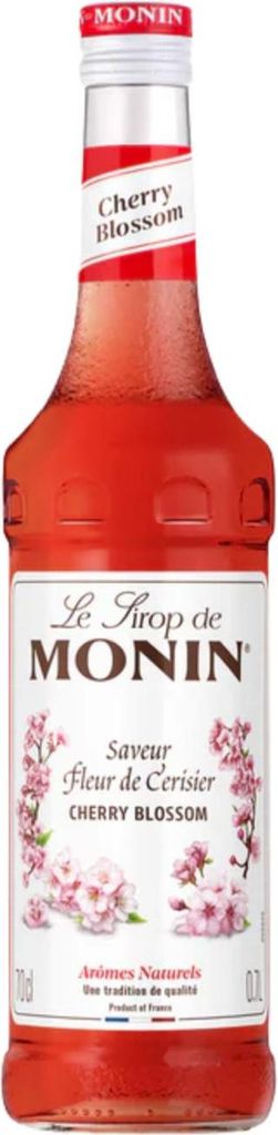 Monin Sirup Cherry Blossom Kirschblüte leicht süßlich Produktbild 