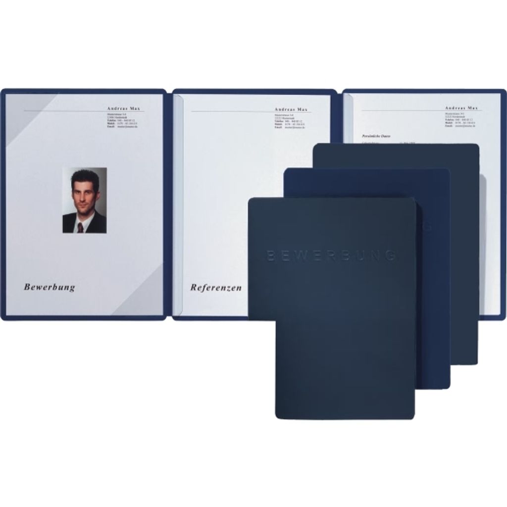 Iden System Großhandels GmbH Bewerbungsmappe blau Sonstige Produktbild 