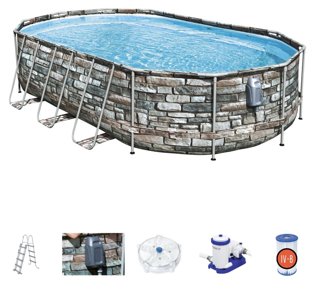 Bazén Power Steel Comfort Jet 6,1 x 3,66 x 1,22 m - 56719 Obrázek produktu 