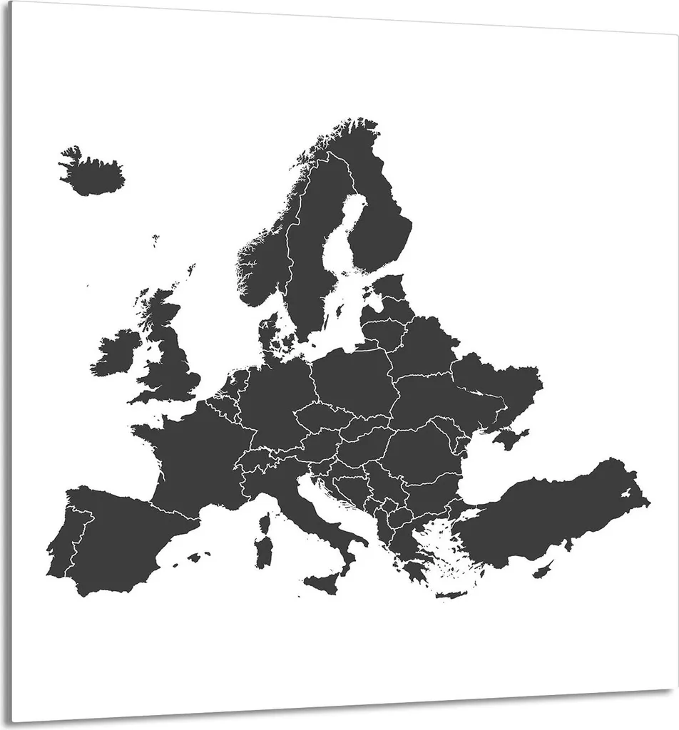 Coprifornelli in Vetro 60x65 Mappa - Pannello Retro Cucina Design