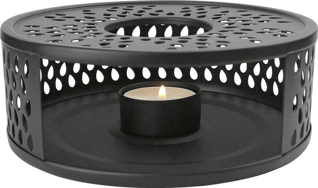 CREANO Stövchen Leaf schwarz Produktbild 